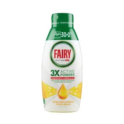 ژل ماشین ظرفشویی فیری مدل پلاتینیوم All In One با رایحه لیمو 650 میل 38 ژل ماشین ظرفشویی فیری مدل پلاتینیوم All In One با رایحه لیمو 650 میل