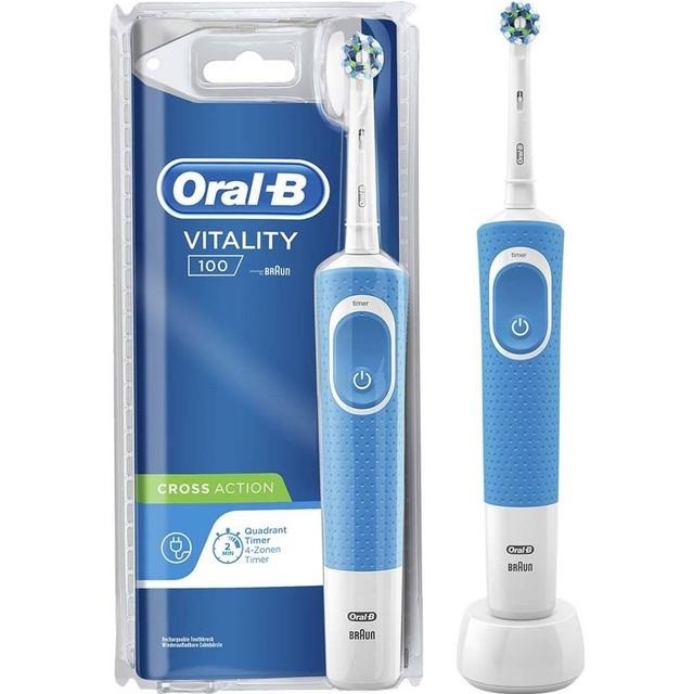 مسواک برقی اورال بی مدل ویتالیتی VITALITY 100 CROSS ACTION رنگ سفید 39 مسواک برقی اورال بی مدل ویتالیتی VITALITY 100 CROSS ACTION رنگ سفید