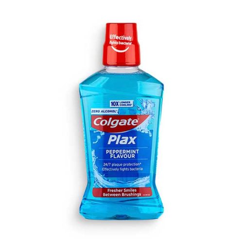 دهان شویه کلگیت سری Plax مدل Peppermint Fresh حجم 500 میل