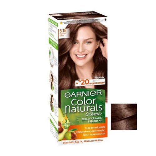 رنگ مو گارنیه شماره 5.15 بلوطی مدل Color Naturals