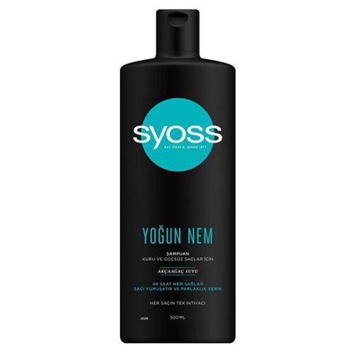 شامپو سایوس مدل Yogun Nem مناسب موهای خشک و ضعیف 500 میلی لیتر