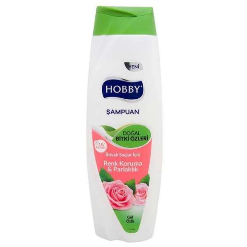 شامپو هوبی HOBBY مناسب موهای رنگ شده و براق کننده حجم 600 میل