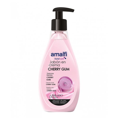 صابون مایع کرمی آمالفی مدل CHERRY GUM حجم 500 میلی لیتر