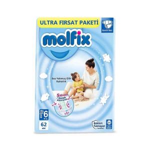 پوشک چسبی مولفیکس سایز 6
