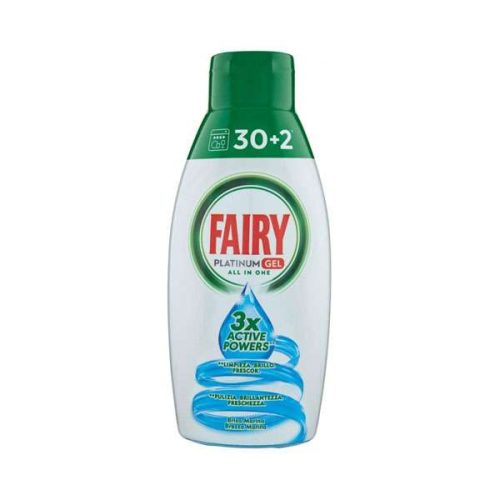 ژل ماشین ظرفشویی فیری مدل پلاتینیوم All In One با رایحه نسیم دریایی 650 میل