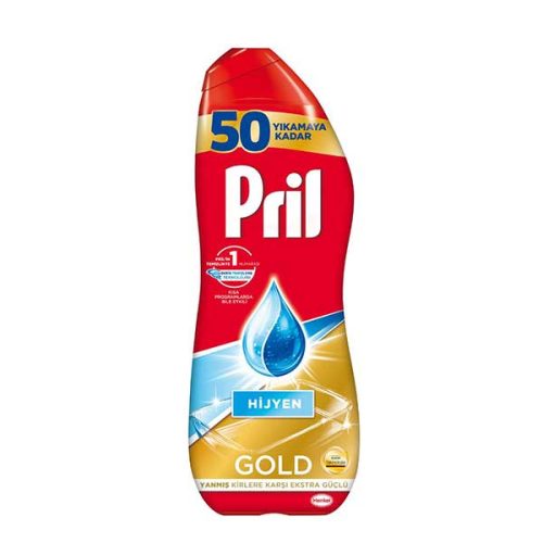 ژل ماشین ظرفشویی پریل مدل gold دو فاز حجم ۹۰۰ میلی لیتر لیمویی