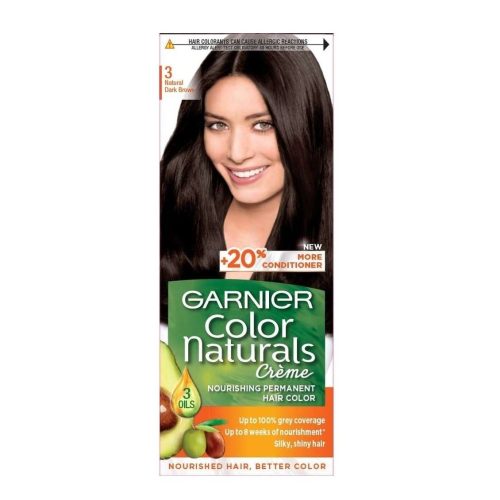 کیت رنگ موی گارنیه قهوه ای تیره شماره GARNIER COLOR NATURALS 3