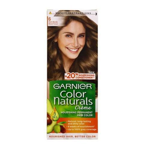 کیت رنگ مو گارنیر قهوه ای تیره شماره GARNIER COLOR NATURALS 6 برای زیبایی طبیعی