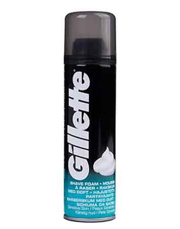 فوم اصلاح صورت مردانه ژیلت Gillette مدل Sensitive