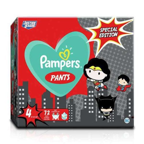 پوشک بچه شورتی سایز 4 پریما بسته 72 عددی کارتونی