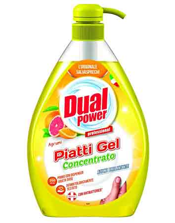 مایع ظرفشویی dual مدل piatti gel concentrato
