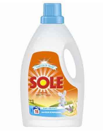مایع نرم کننده لباس sole مدل carezza di talco