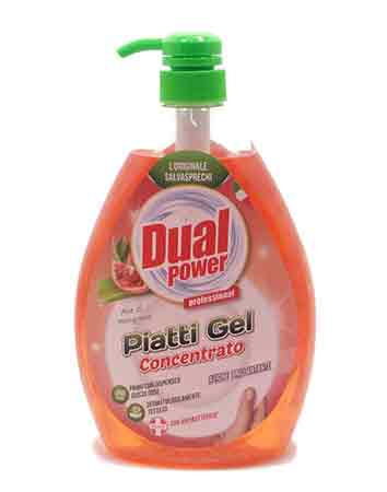 مایع ظرفشوییDual Powerمدل Piatti Gel Agrumi