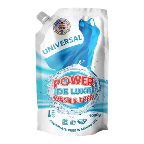 ژل لباسشویی Wash & Free سری Power De Luxe مدل Universal وزن 2000 گرم