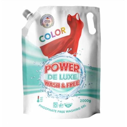 ژل لباسشویی Wash & Free سری Power De Luxe مدل Universal وزن 2000 گرم