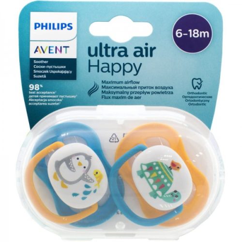 پستانک اونت اولترا ایر ۶-۱۸ماه avent ultra air