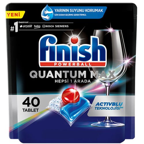 قرص ماشین ظرف شویی فنیش مدل Quantum Max بسته 40 عددی