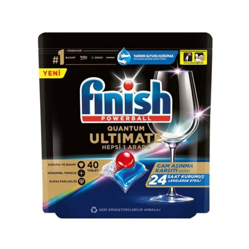 قرص finish کوانتوم Ultimate Hepsi 1 Arada بسته 40 عددی