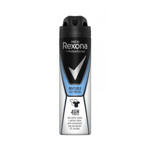 اسپری رکسونا REXONA مردانه مدل INVISIBLE ICE FRESH حجم 150 میل