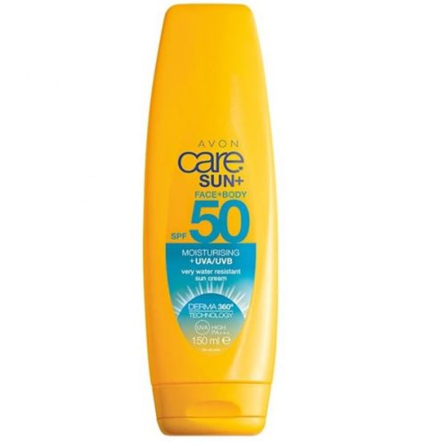 کرم ضد آفتاب و مرطوب کننده صورت و بدن آوون AVON حجم 150 میل