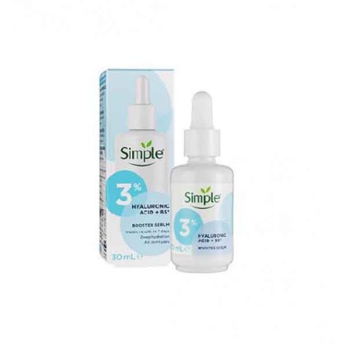 سرم آبرسان هیالورونیک اسید و ویتامین B5 سیمپل 3 درصد SIMPLE HYALURONIC ACID حجم 30 میل
