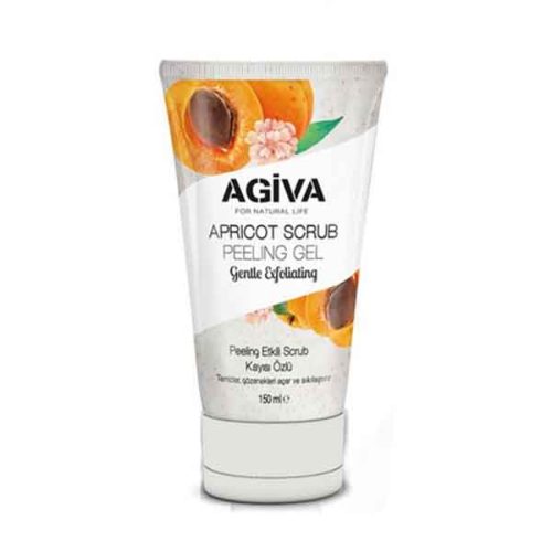اسکراب آبرسان آگیوا AGIVA حاوی عصاره زردآلو حجم 150 میل