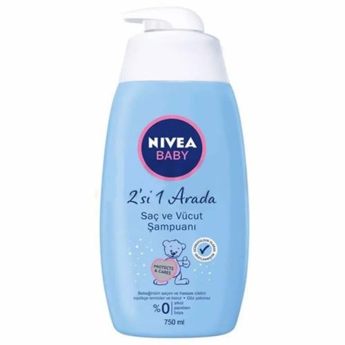شامپو سر و بدن بچه نیوآ مدل Protect & Cares حجم 750 میل