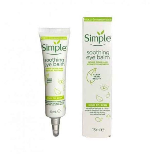 دور چشم بالمی سیمپل SIMPLE مدل SOOTHING BALM حجم 15 میل