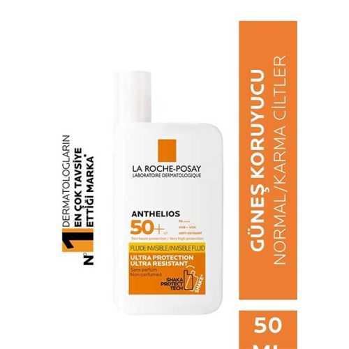 ضد آفتاب رنگی لاروش پوزای LA ROCHE-POSAY TINTED FLUID SPF50 حجم 50 میل