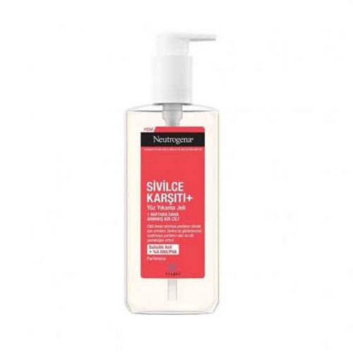 ژل شستشوی صورت ضد جوش پلاس نوتروژینا 200ml