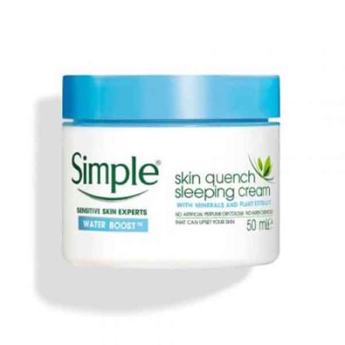 کرم شب مرطوب کننده و آبرسان سیمپل WATER BOOST SIMPLE حجم 50 میل