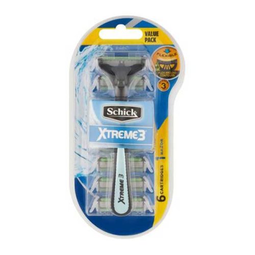 خودتراش مردانه شیک مدل XTREME 3 بسته 6 عددی
