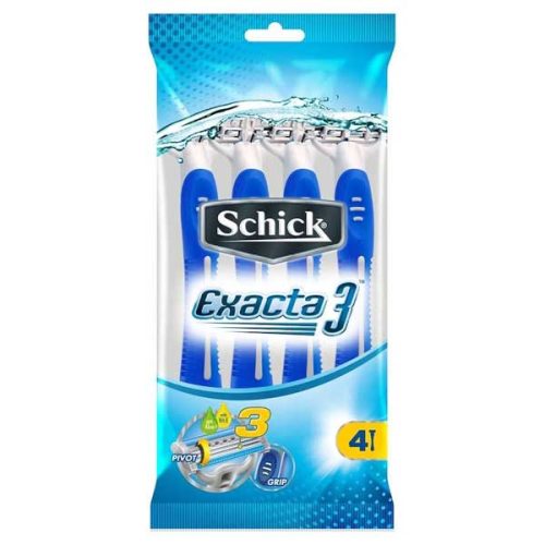 خودتراش مردانه شیک مدل EXACTA 3 بسته 4 عددی