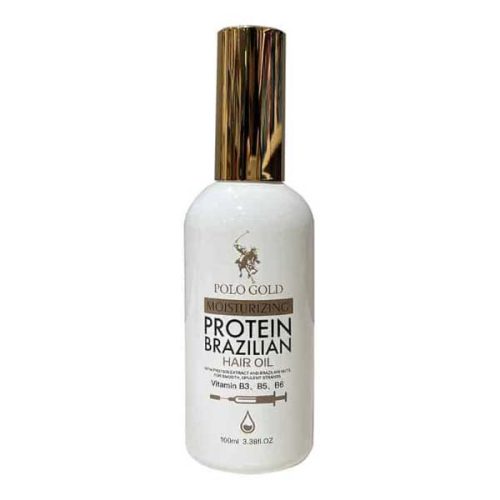 روغن آرگان پروتئین برزیلی پولو گلد POLO GOLD بدون سولفات حجم 100 میل