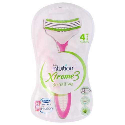 خودتراش زنانه شیک مدل XTREME 3 بسته 4 عددی