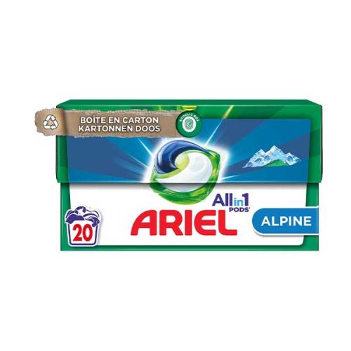 قرص لباسشویی آریل20 عددی مدل جعبه ای all in one