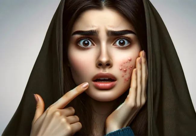 علت جوش روی گونه چیست؟ ( راه های درمان + معرفی محصولات درمانی )