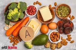 منابع مختلف تامین ویتامین‌های مو