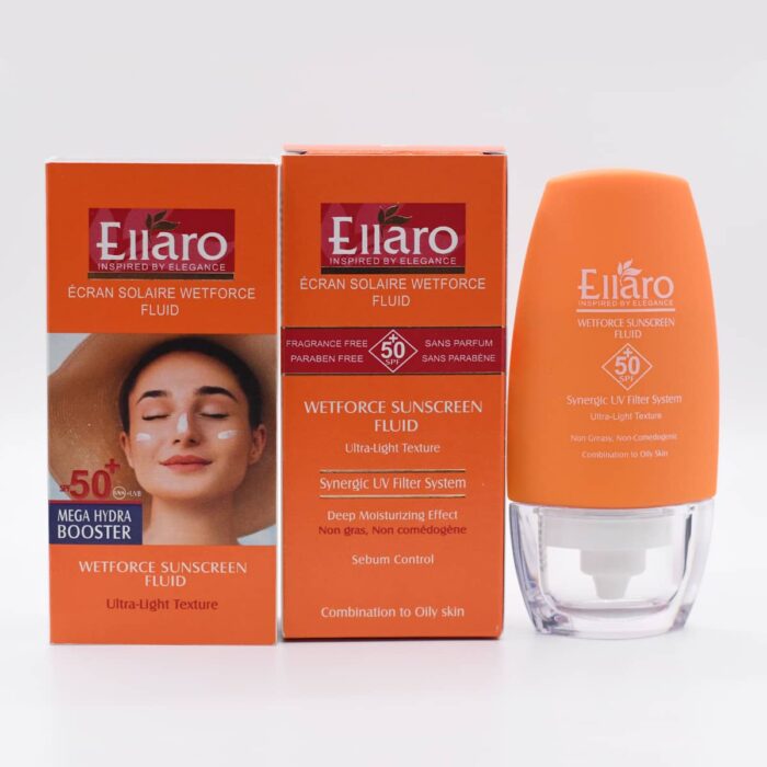 فلوئید ضد آفتاب بی رنگ الارو SPF50 مدل Ultra Light مناسب پوست های چرب و مختلط حجم 50 میلی لیتر - Image 4