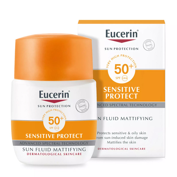 ضدآفتاب فلوئیدی spf 50 اوسرین مدل مات کننده حجم 50 میل