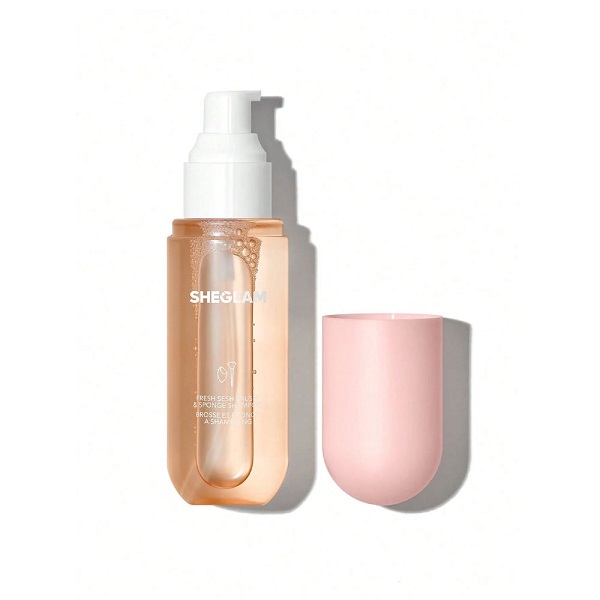 SHEGLAM-FRESH-SESH-BRUSH-SPONGE-SHAMPOO-PINK شامپو شستشوی براش و پد شیگلم مدل FRESH SESH