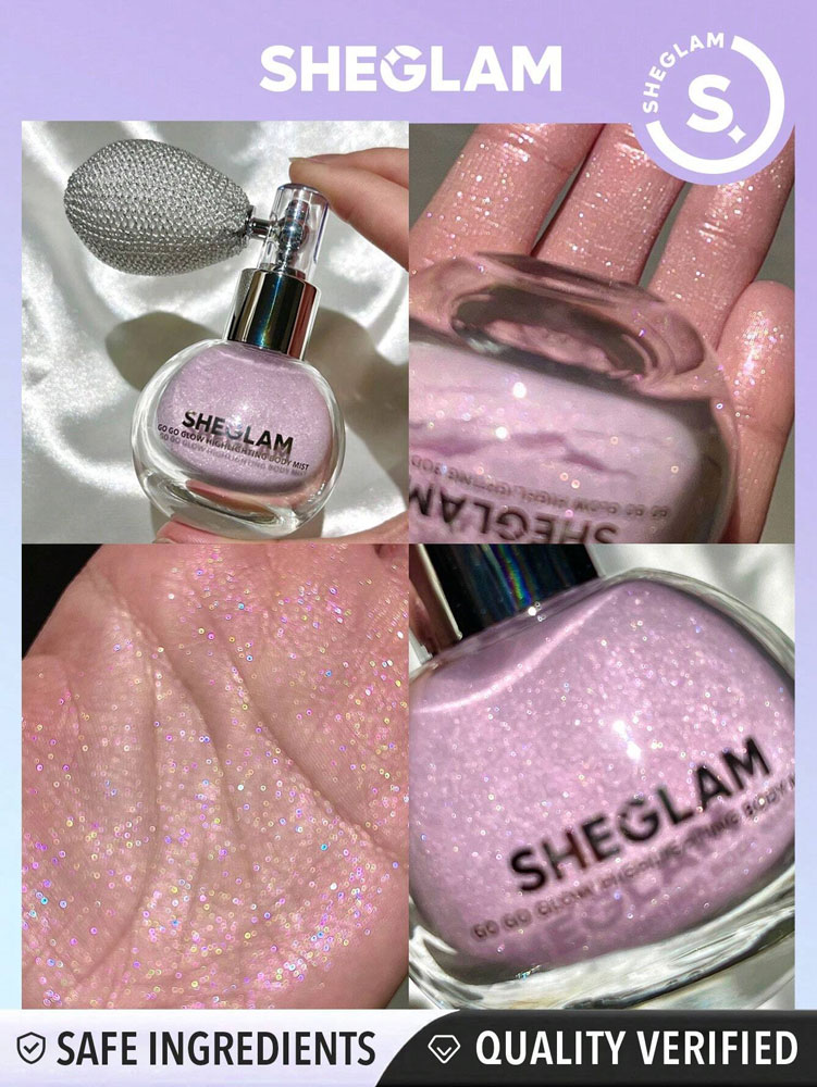 شیمر بدن شیگلم مدل GO GO GLOW رنگ LOVE BOMB وزن 10 گرم