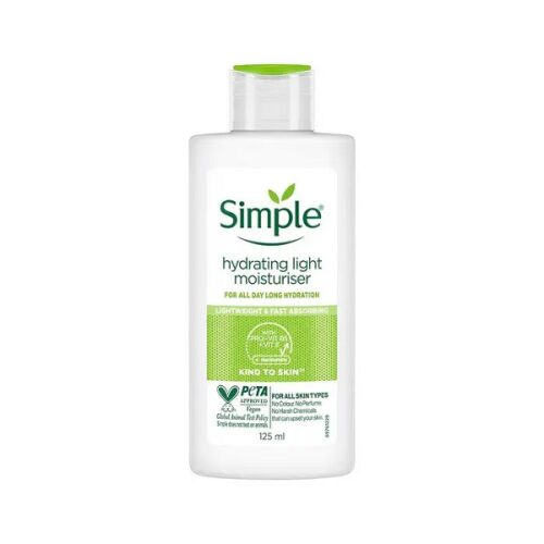 کرم آبرسان و مرطوب کننده سیمپل Simple مدل لایت پوست چرب 125 میل