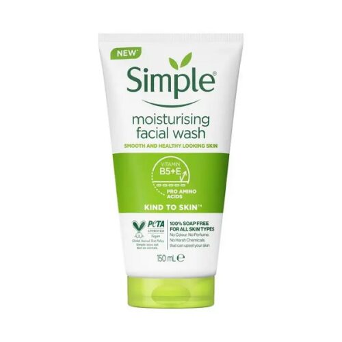 ژل شستشو سیمپل Simple مرطوب کننده مدل Moisturising انواع پوست حساس 150 میل