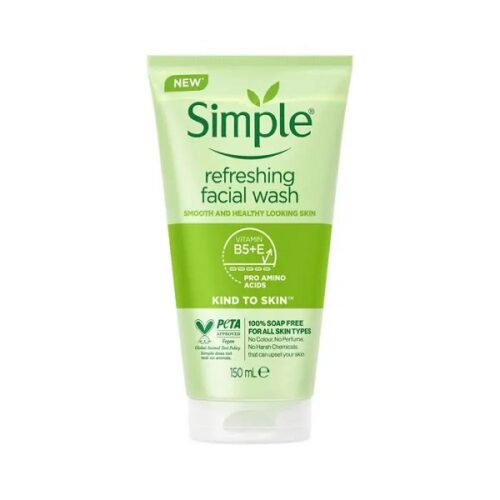 ژل شستشو صورت سیمپل Simple مدل رفرشینگ Refreshing حجم 150 میل