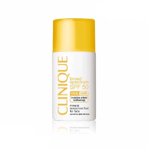 کرم ضد آفتاب بی‌رنگ SPF 50 مینرال کلینیک