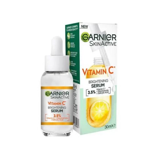سرم گارنیر Garnier ویتامین سی C مدل Brightening روشن کننده اصل حجم 30 میل