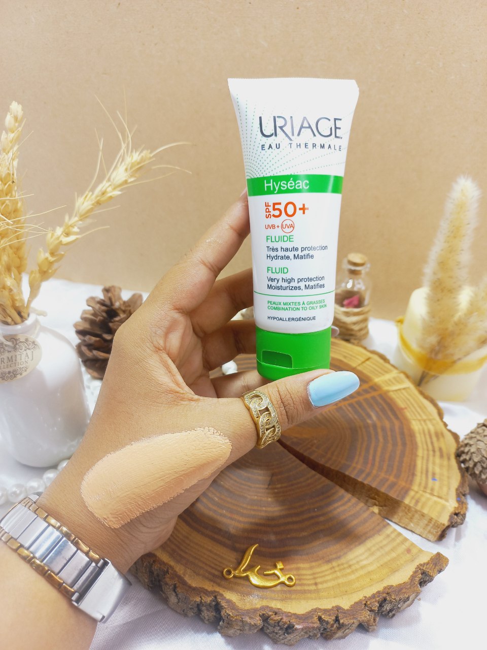 کرم ضد آفتاب هیسه آک SPF 50 اوریاژ 50 میل