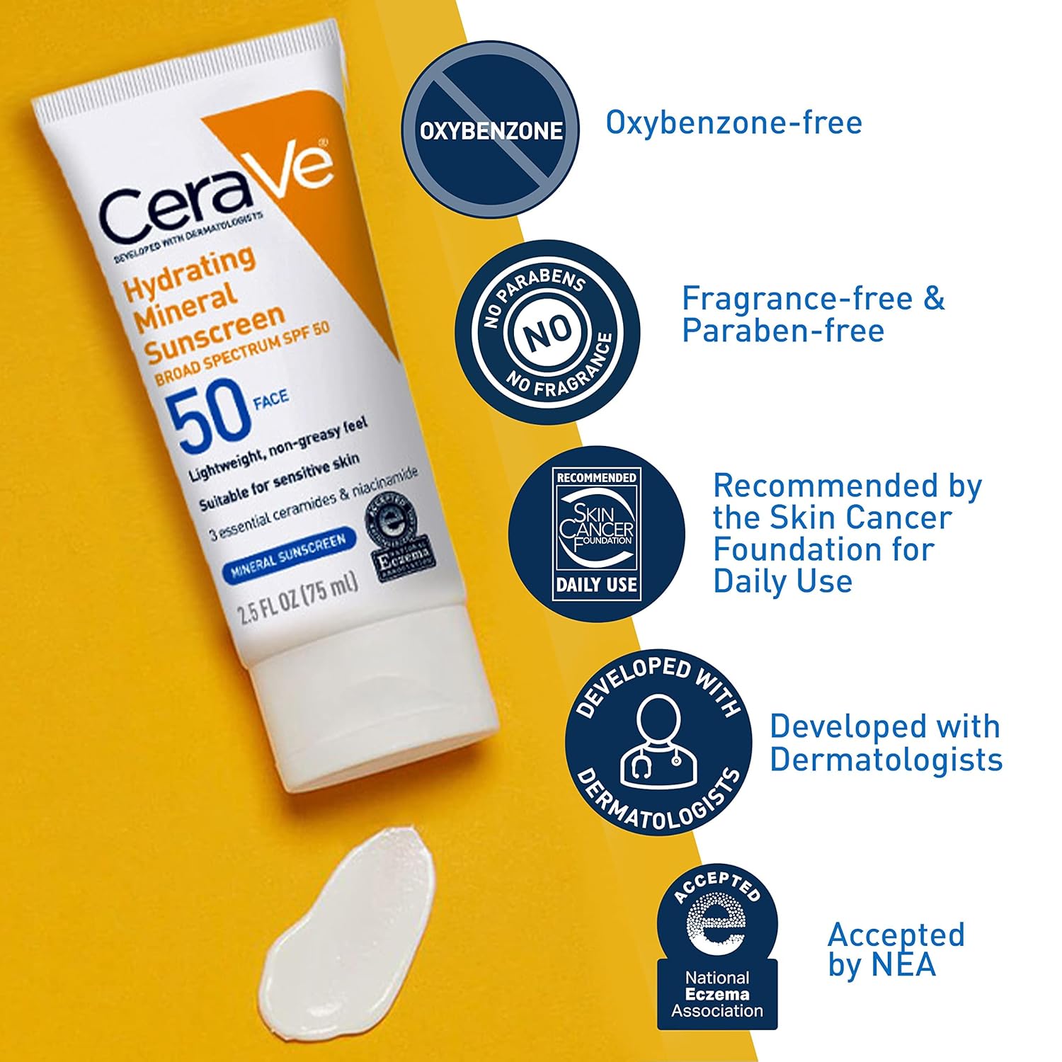 کرم ضد آفتاب مینرال آبرسان سراوی spf 50
