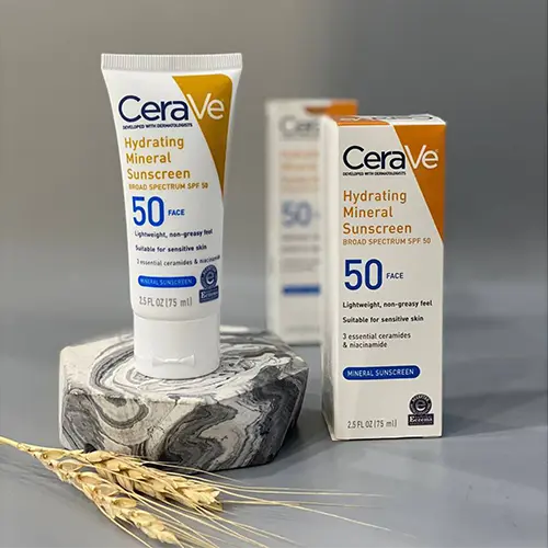کرم ضد آفتاب مینرال آبرسان سراوی spf 50